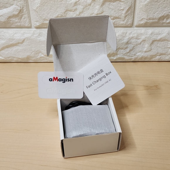 aMagisn Battery Fast-Charging for Insta360 ONE X2 Battery Case Storage Box Grey - Picture 10 of 12